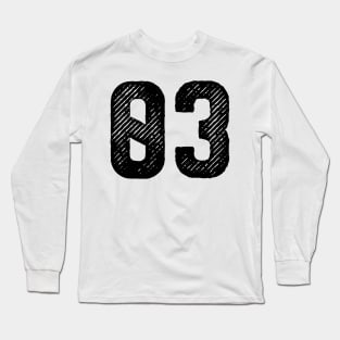 Rough Number 03 Long Sleeve T-Shirt